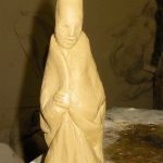 Papst Clemens I 2005 I Terracotta bemalt I Höhe 12 cm