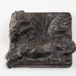 Venezianischer Löwe, Relief I 1996 I Bronze I Länge 12 cm