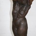 Sich Ausziehende I  2005 I Bronze I Höhe 50 cm