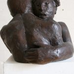 Blickkontakt I 1991I Bronze I Höhe 30 cm