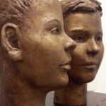 Paula und Jasper Heinemann I 2018 I Bronze I Höhe28/30 cm